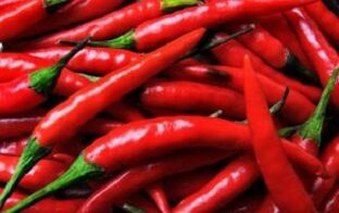 Hot pepper for destroying helminths